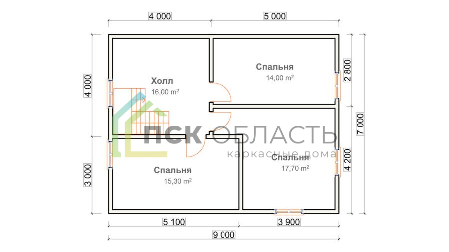 pl 2 Каркасный дом - k30 схема